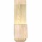 Ekena Millwork Eugene Rough Sawn Timber Gable Bracket, Douglas Fir, 48"W x 18"H x 6"D x 6"F, 9/12 Pitch GBW048X18X0606EUG00RDF - alternate 2